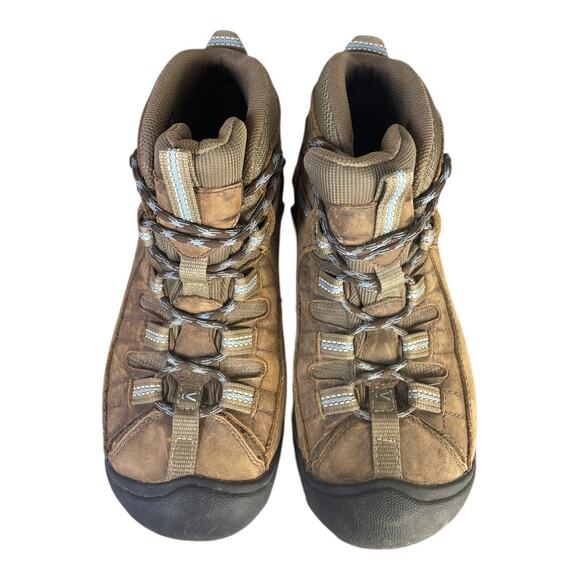 Keen Women’s Targhee II Mid Waterproof Brown Leather Hiking Boots Size-7 - Picture 9 of 9